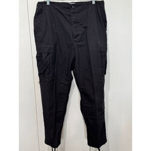 Men's Propper Black Cargo ripstop cotton combat Pants Waist 35 large regular
